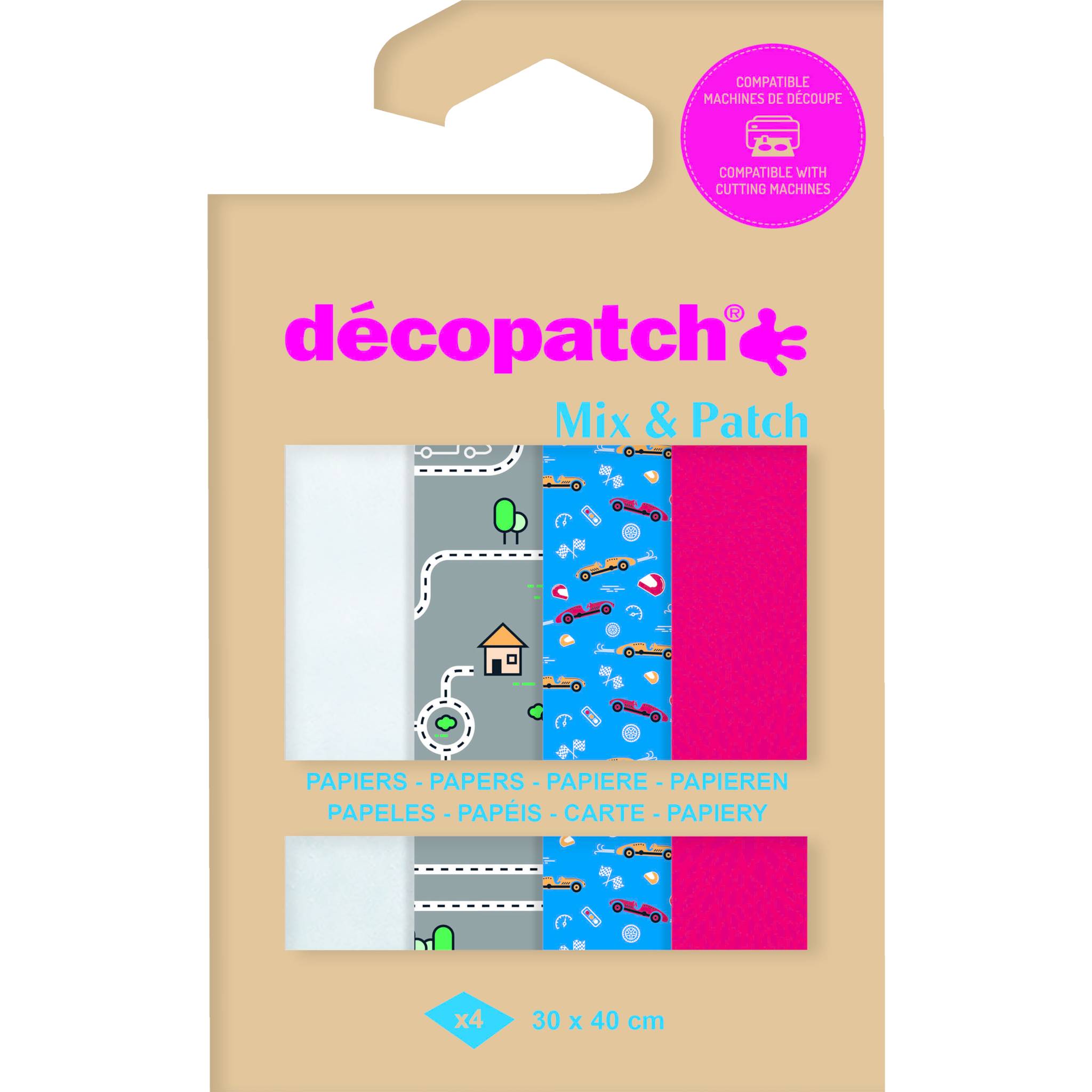 Décopatch 6x Mix & Patch Autos - DP038C