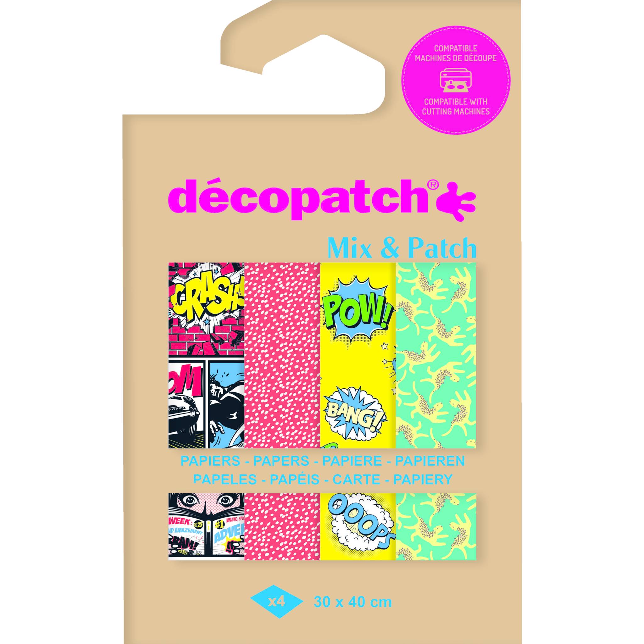 Décopatch 6x Mix & Patch Superhelden - DP039C