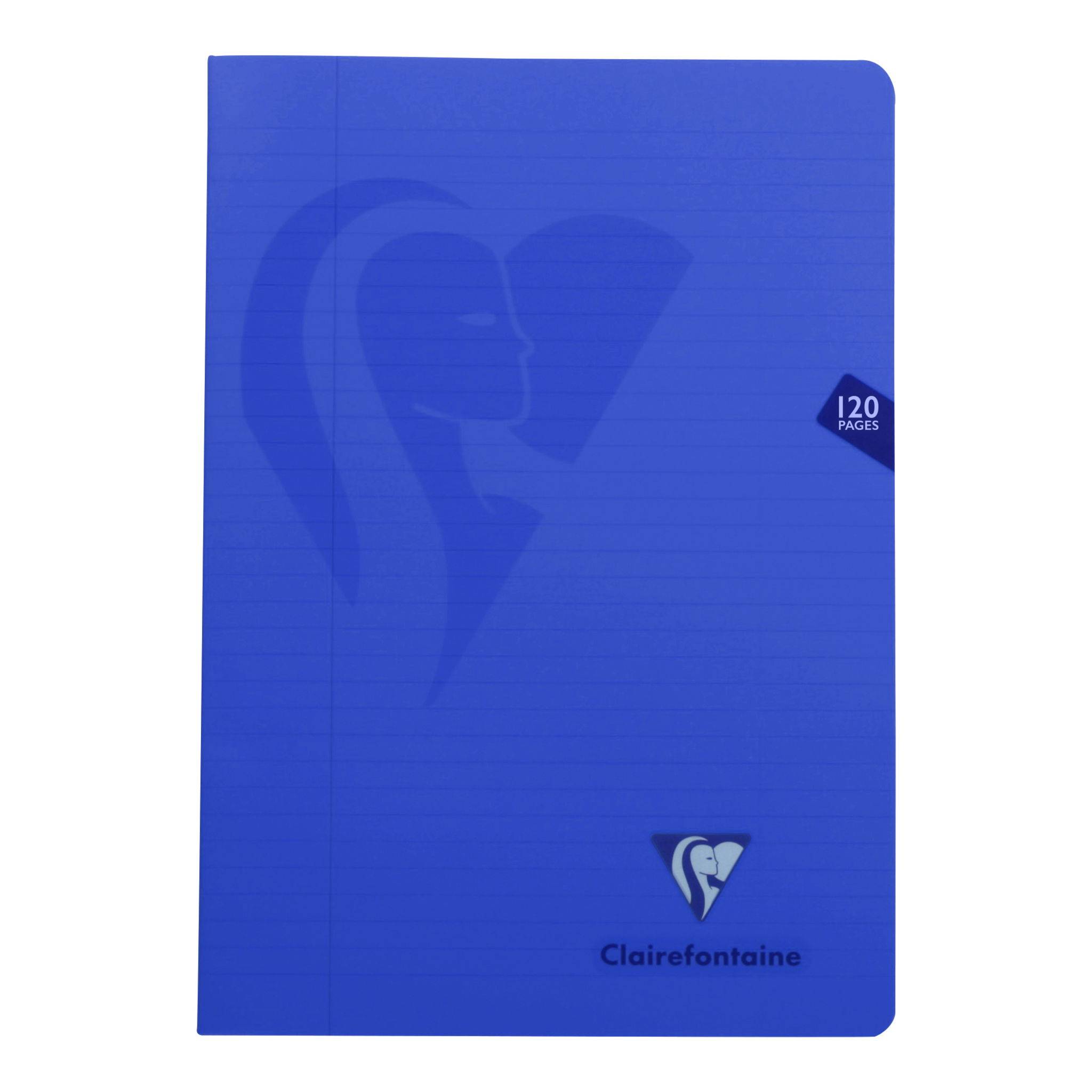 Clairefontaine 10x Heft aus PP A4 60 Bl liniert sortiert - Sortiert 303525C
