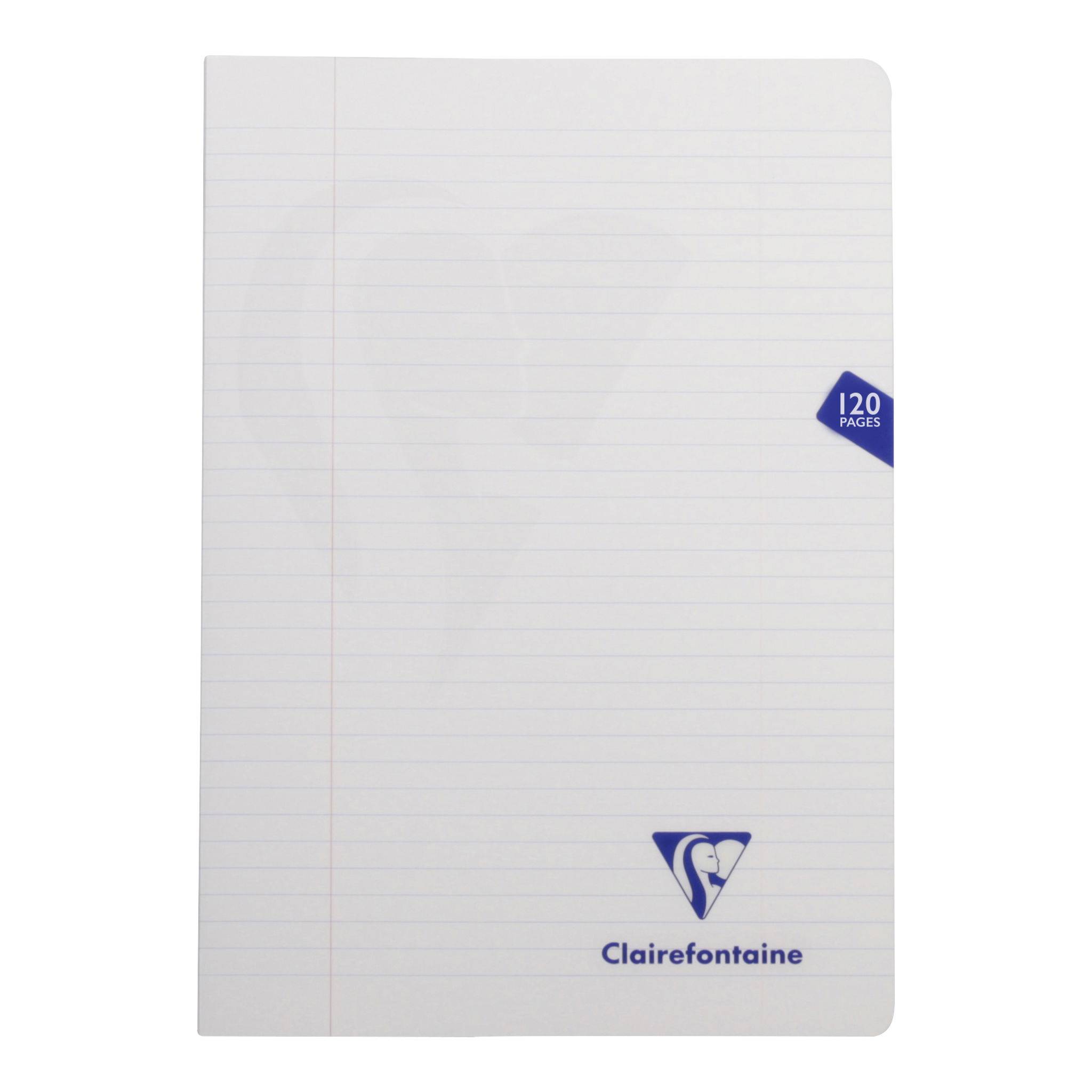 Clairefontaine 10x Heft aus PP A4 60 Bl liniert sortiert - Sortiert 303525C