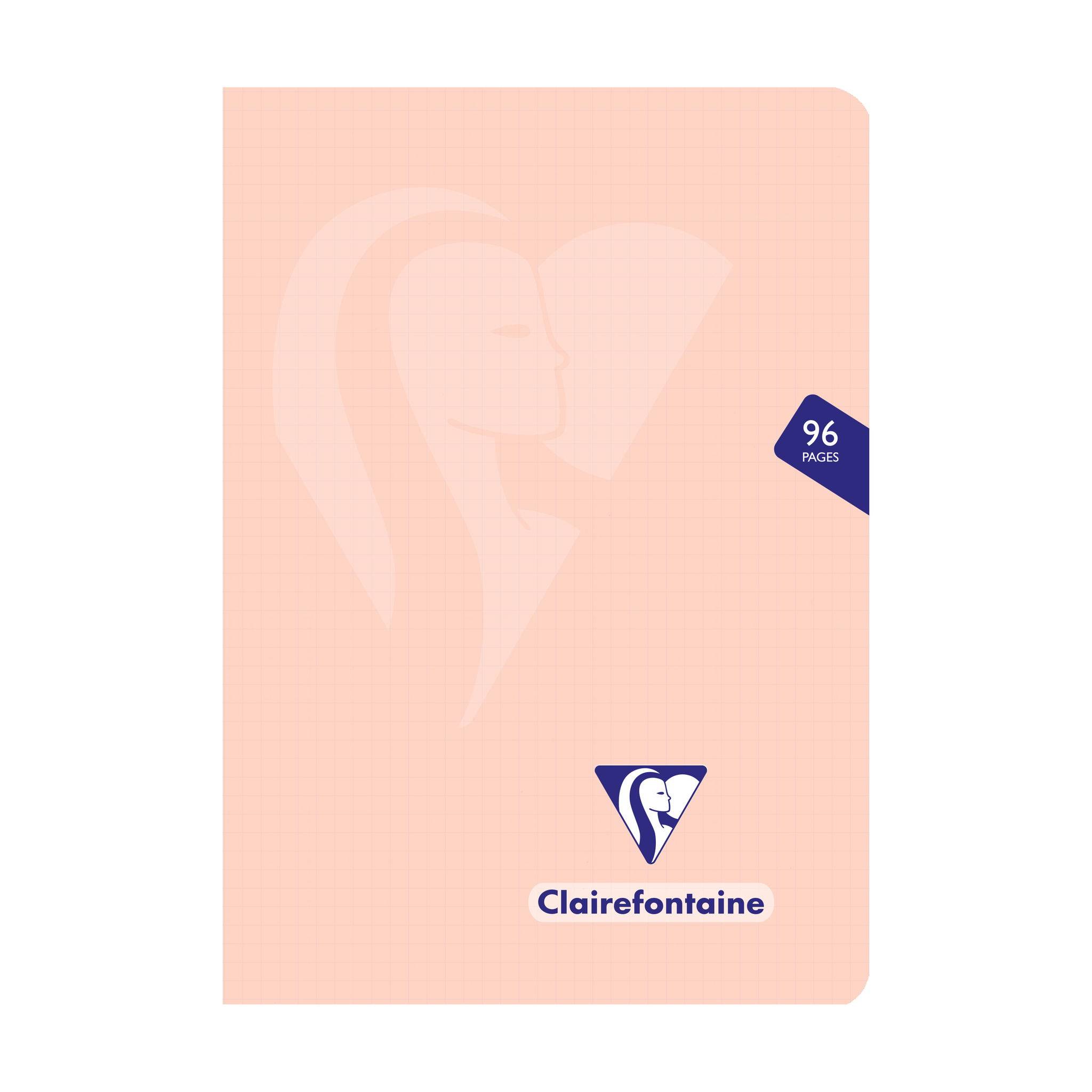 Clairefontaine 10x Mimesys Pastell, Heft A5, 48 Blatt kariert Sortiert 308682C