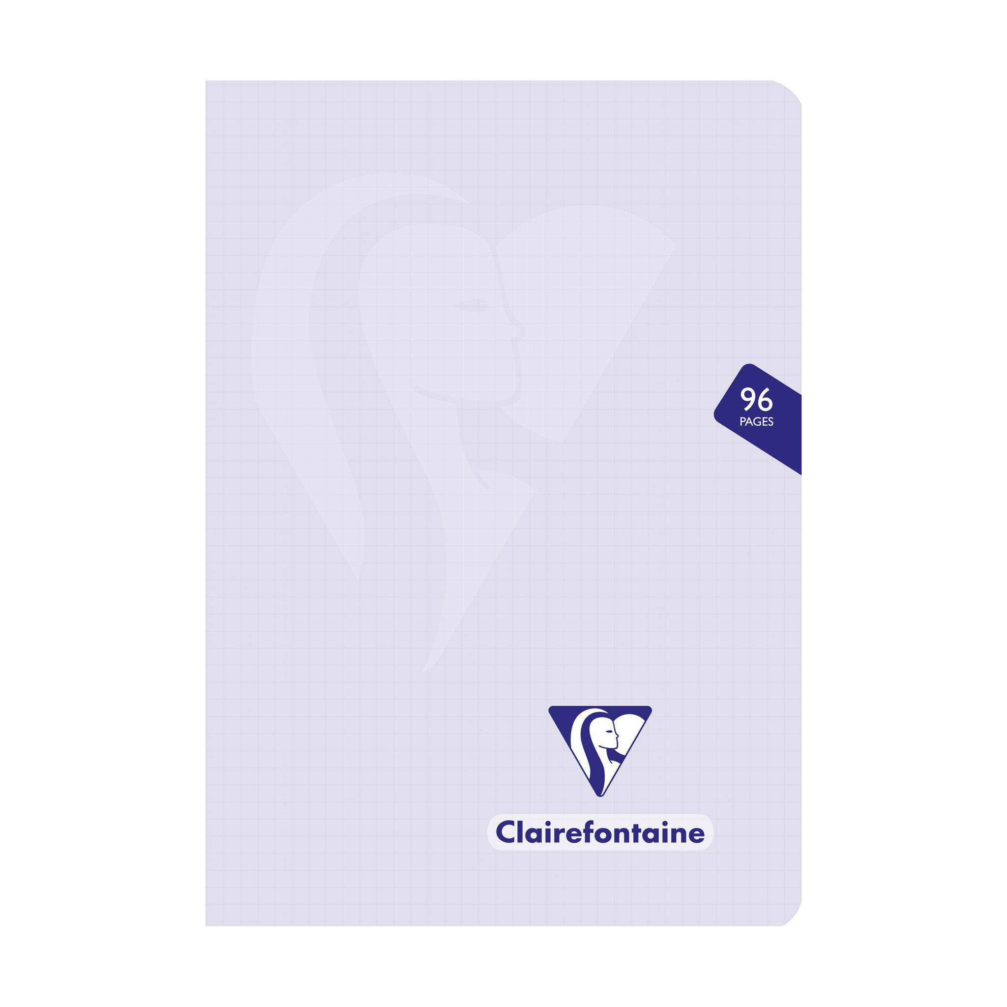 Clairefontaine 10x Mimesys Pastell, Heft A5, 48 Blatt kariert Sortiert 308682C