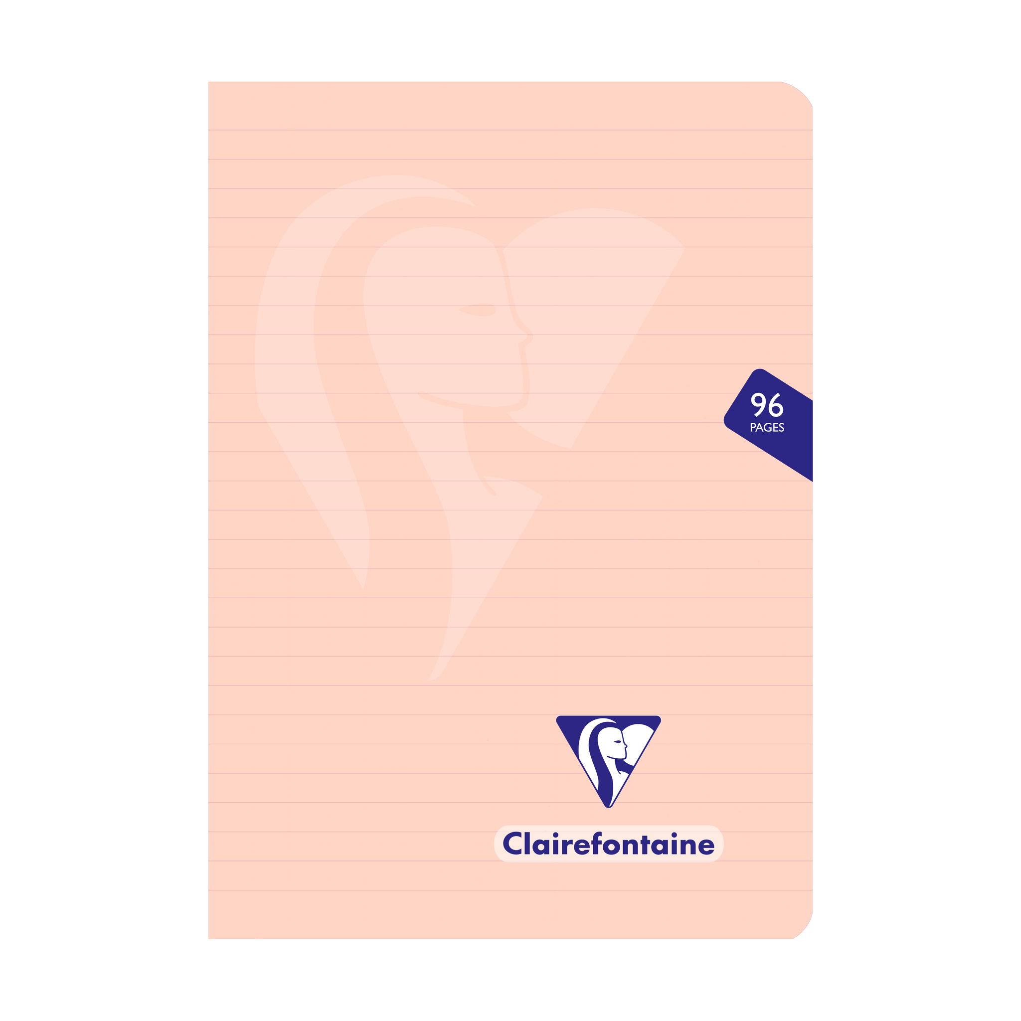 Clairefontaine 10x Mimesys Pastell, Heft A5, 48 Blatt liniert Sortiert 308686C