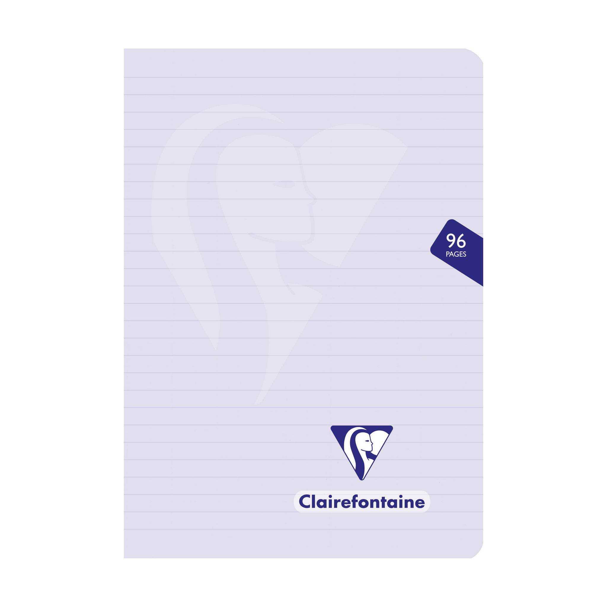 Clairefontaine 10x Mimesys Pastell, Heft A5, 48 Blatt liniert Sortiert 308686C