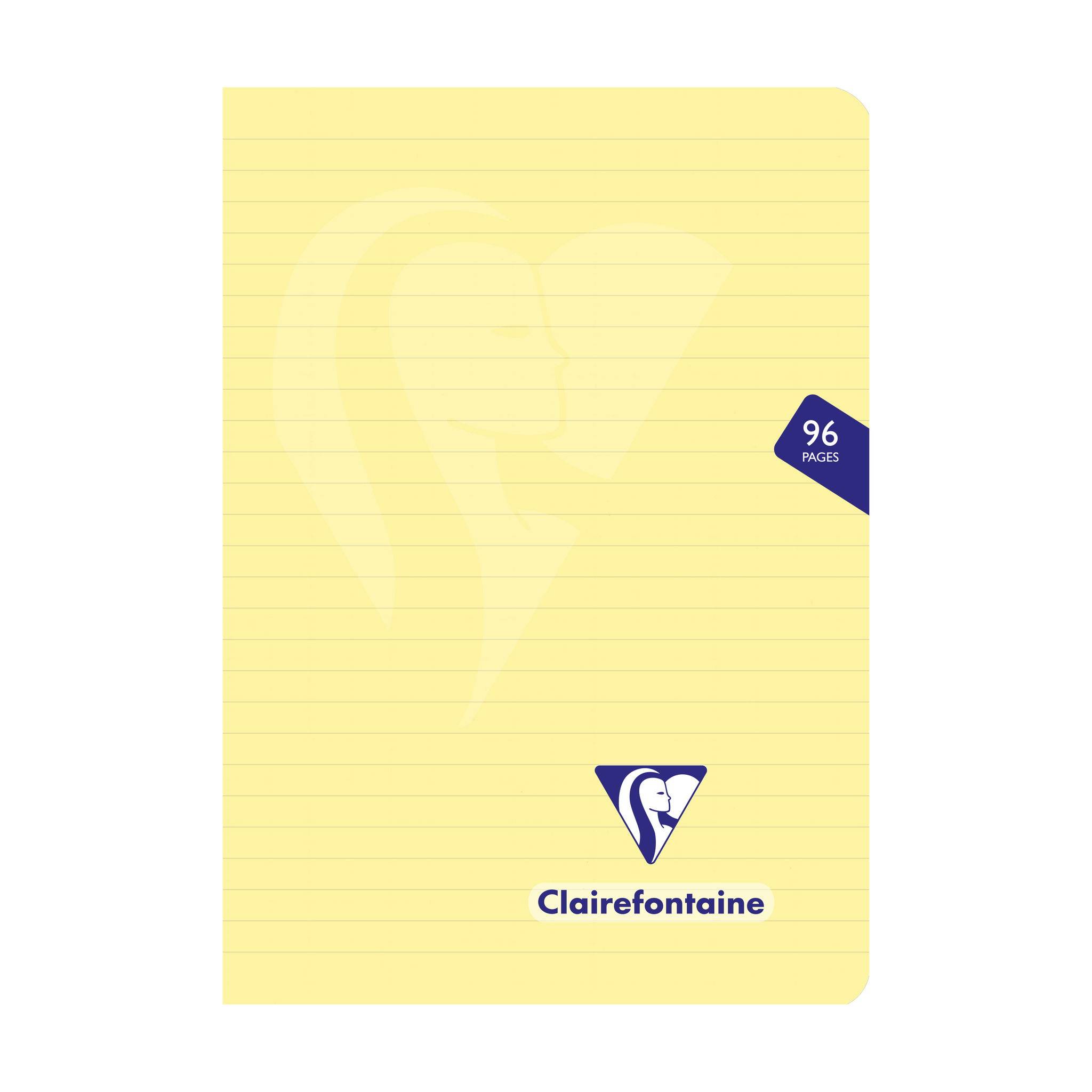 Clairefontaine 10x Mimesys Pastell, Heft A5, 48 Blatt liniert Sortiert 308686C