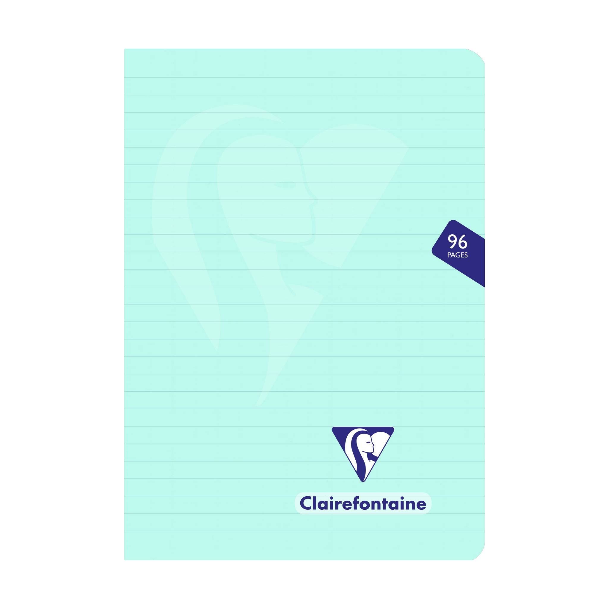 Clairefontaine 10x Mimesys Pastell, Heft A5, 48 Blatt liniert Sortiert 308686C