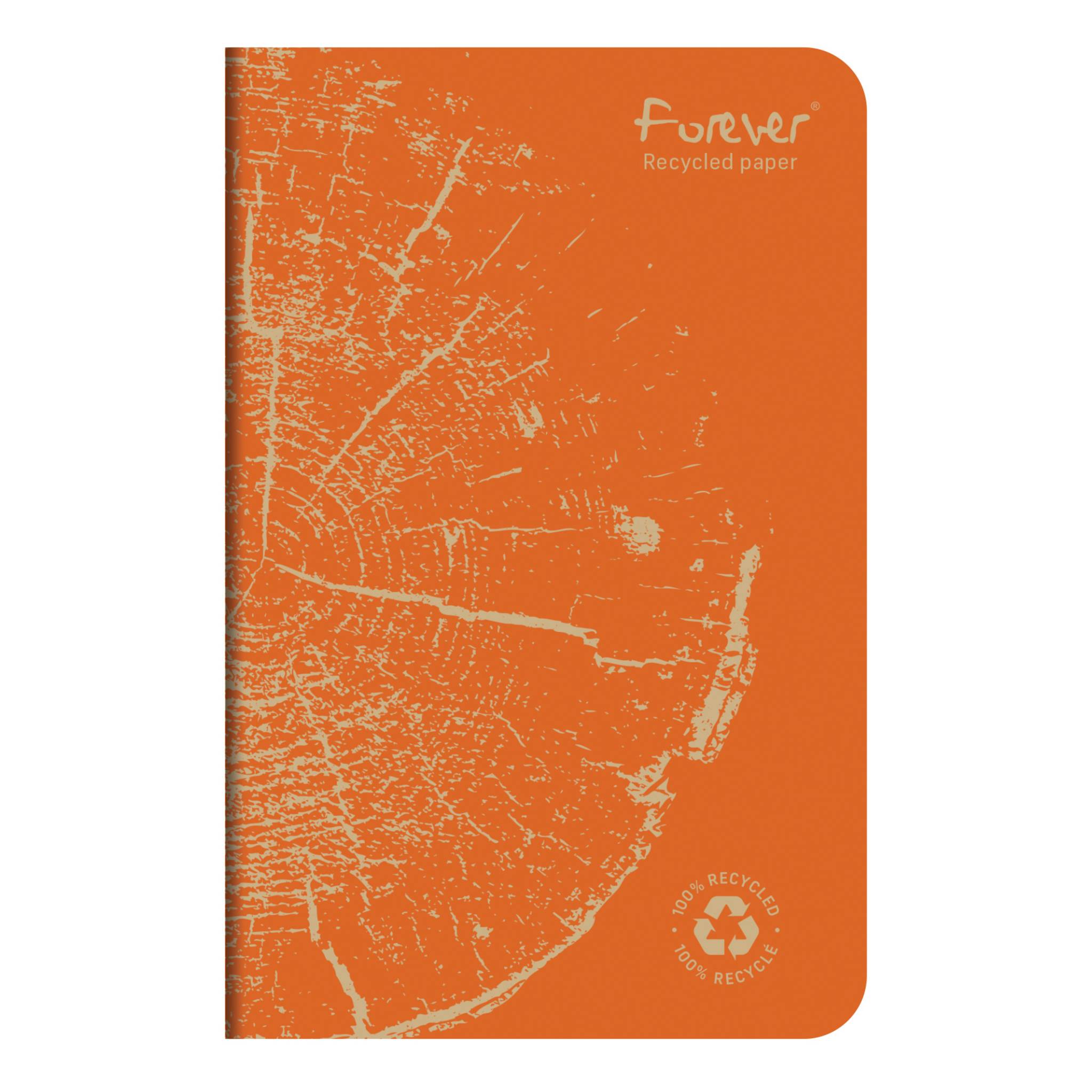 Forever 5x Notizheft 9x14 cm 48 Bl kariert, Weißes RC Papier 90g Sortiert 68492C