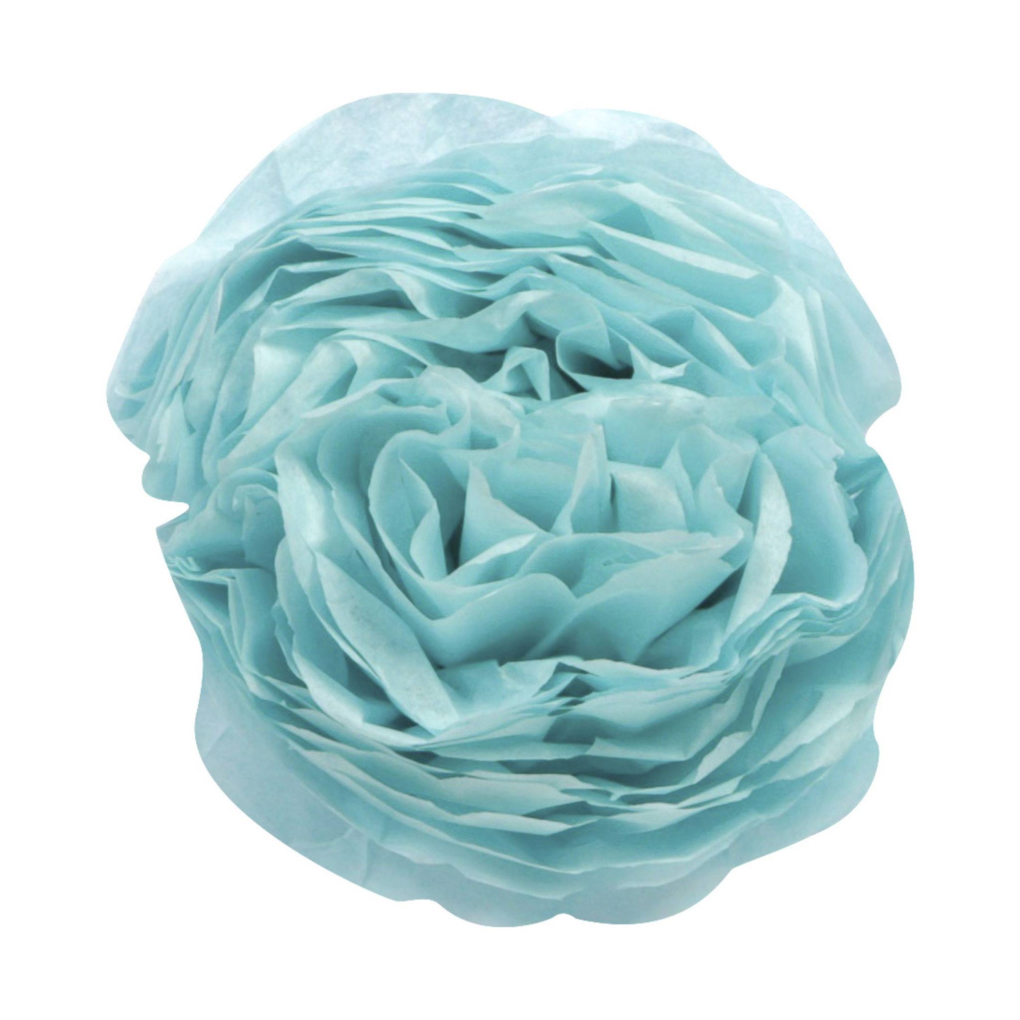 Clairefontaine 5x Seidenpapier Rolle 24 Bogen 18g/m2 50x75cm Himmelblau 394027C