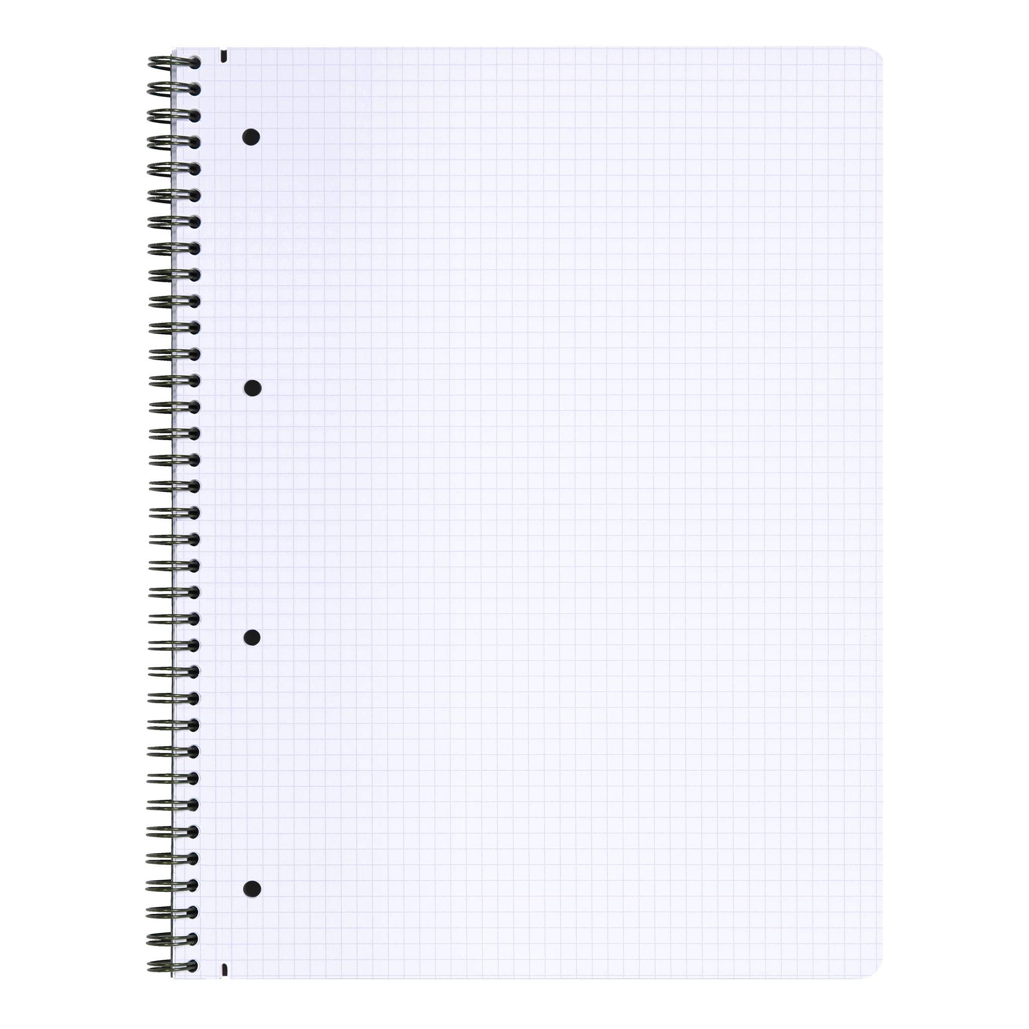 Clairefontaine 5x Age Bag Collegeblock A4+ 80 Blatt kar. Schwarz 782521C