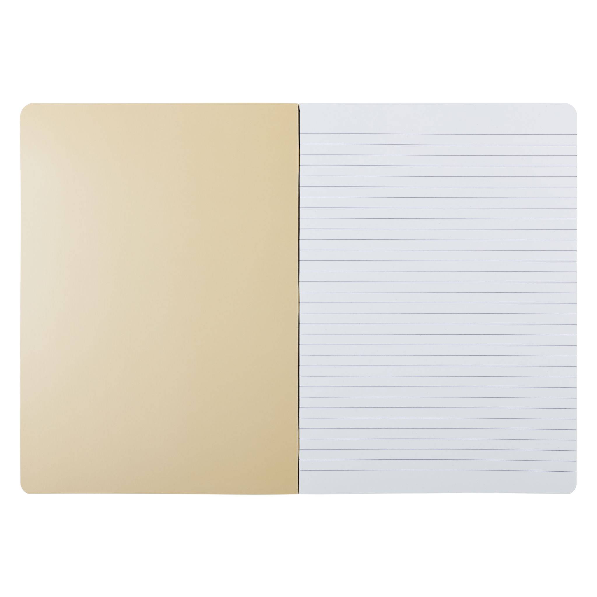 Forever 5x Heft A4, 48 Bl liniert, Weißes RC Papier 90g - Rostorange 684665C