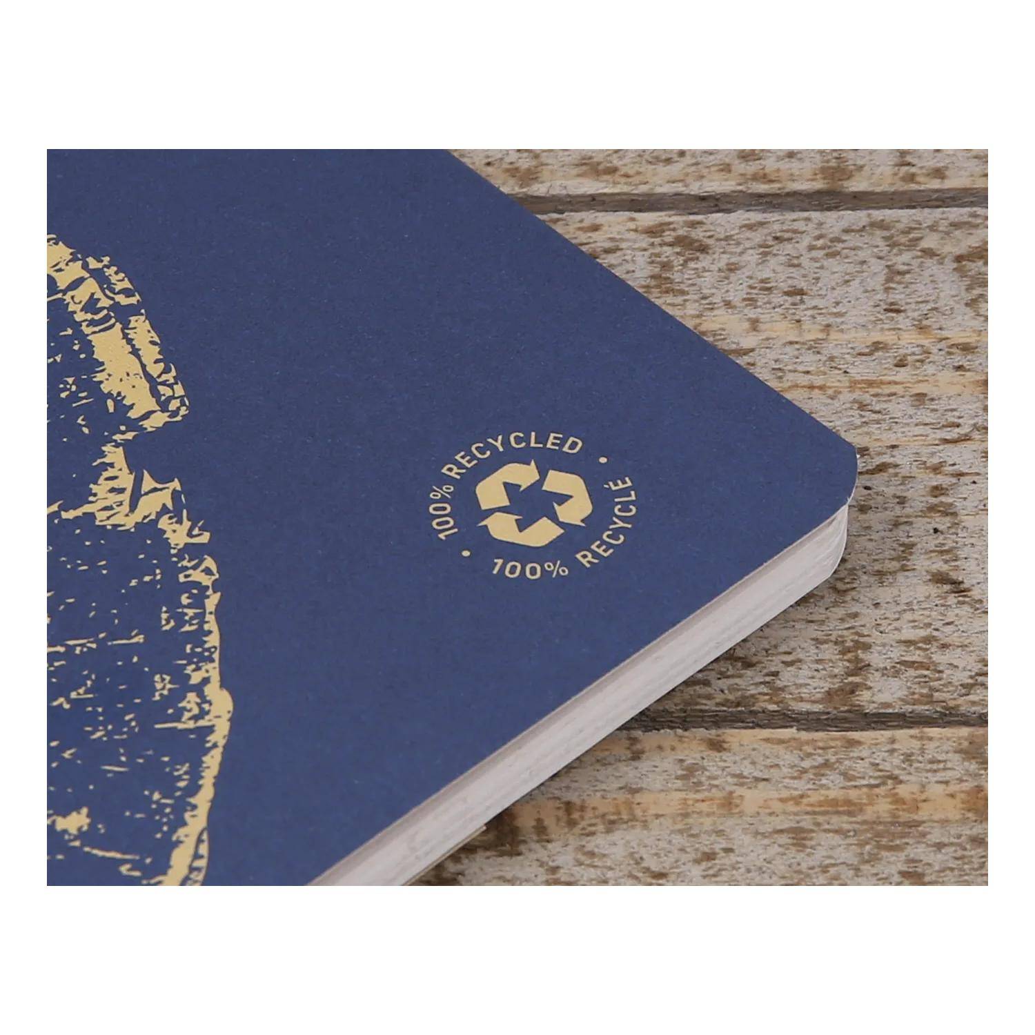 Forever 5x Notizheft A5, 48 Bl liniert Weißes RC Papier 90g - Kobaltblau 684862C