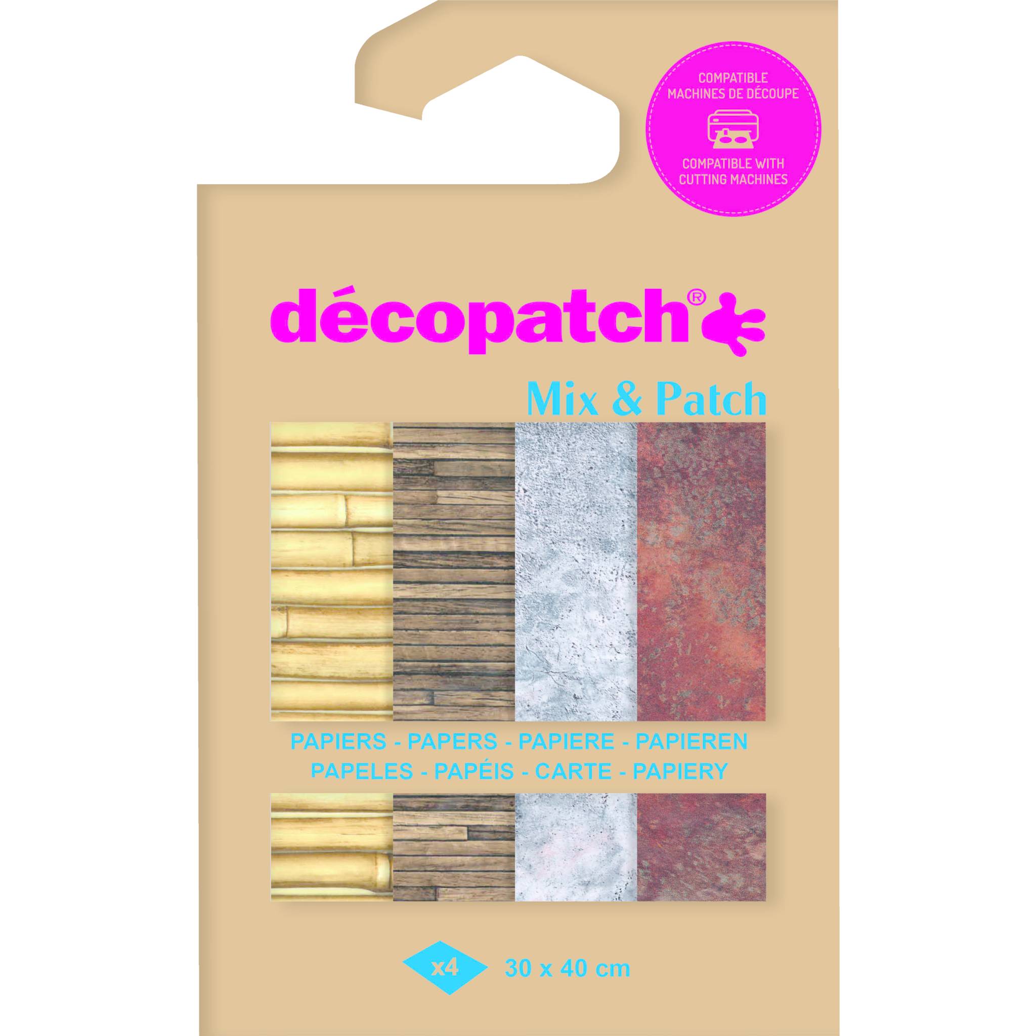 Décopatch 6x Mix & Patch - Materialien - DP040C