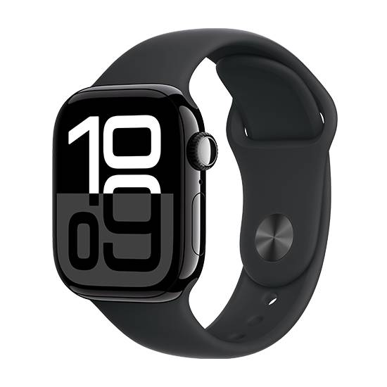 Watch Apple Watch Series 10 GPS 42mm Jet Black Aluminium Case with Sport Band S/M
