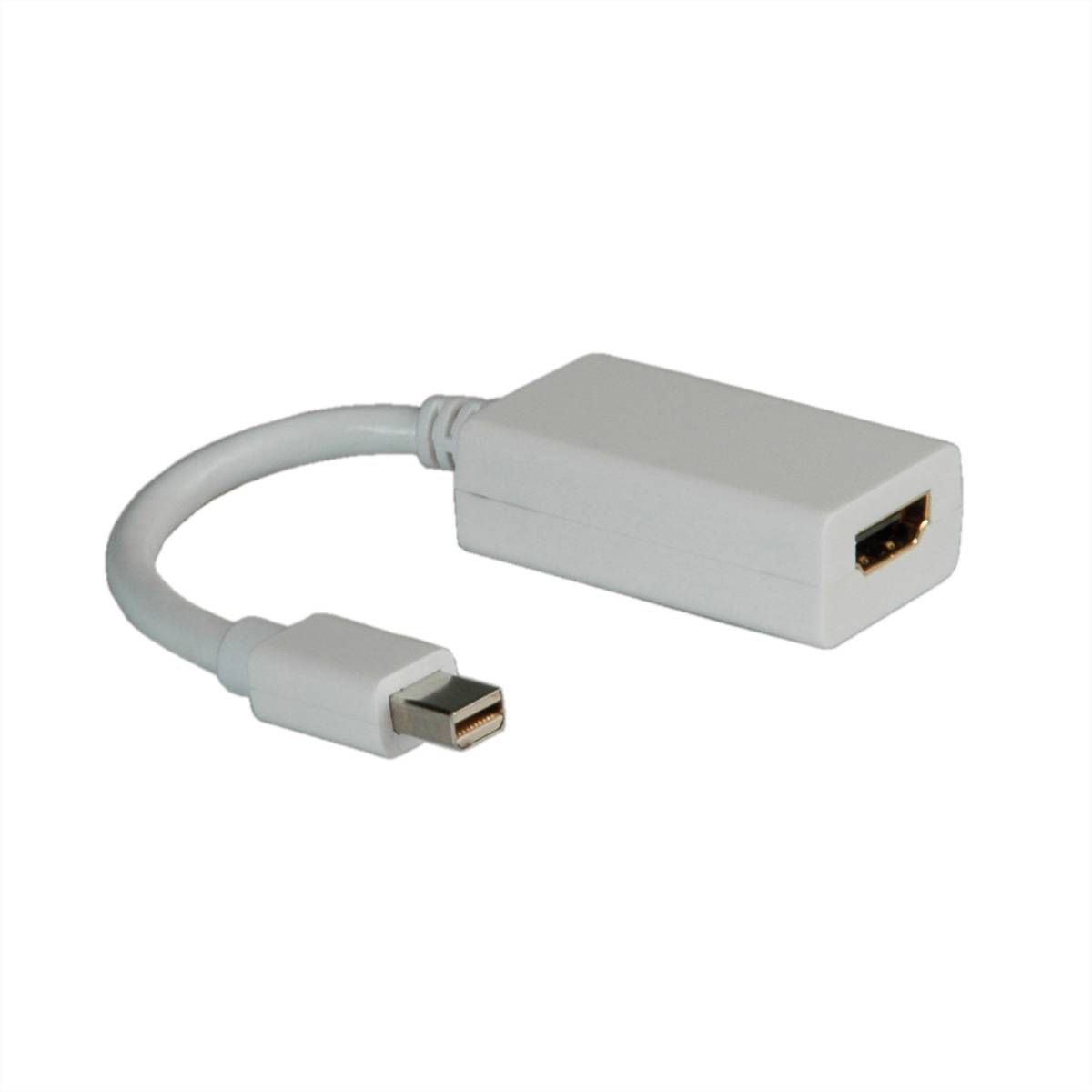 ROLINE Mini DisplayPort-HDMI Adapter, DP ST - HDMI BU Terminatoren, Konverter Adapter