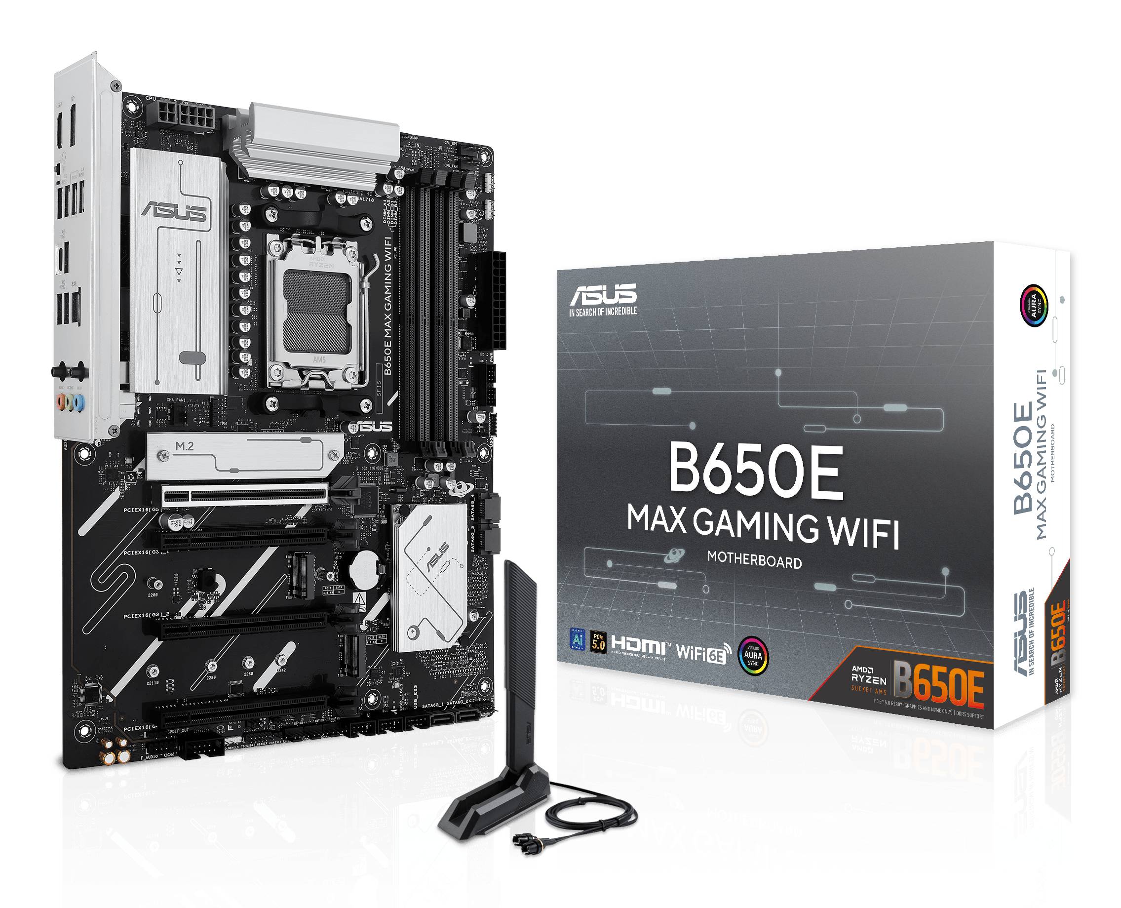 MB ASUS B650E MAX GAMING WIFI (AMD,AM5,DDR5,ATX)