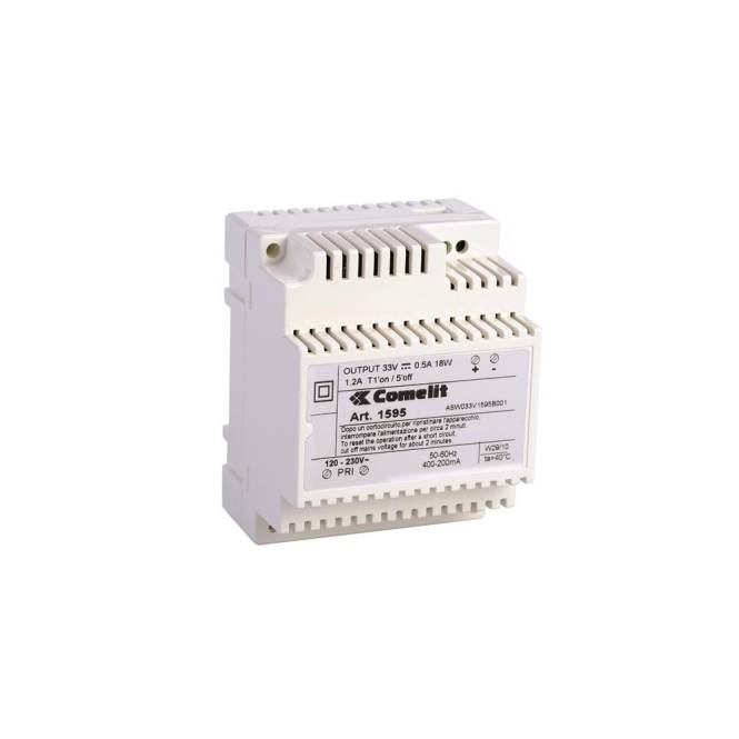 Comelit Netzgerät 33V DC 1595 f.Türstationen Sys.SBC u.VIP 4DIN Module Install.Baumaterial
