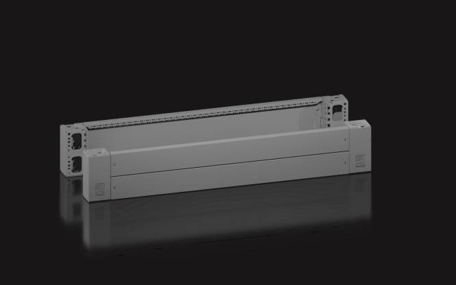 Rittal VX Sockel-Eckstück VX 8660025 m.Blende v/h H:200mm f.B:1200 mm 1=2 Industriematerial