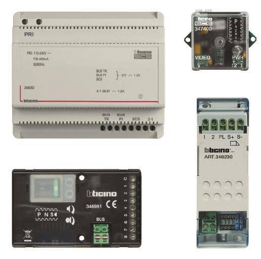 BTicino 367911 Univ. Einbau-Lautsprecher Set f.Türtableaus/Briefkastenanlagen Install.Baumaterial