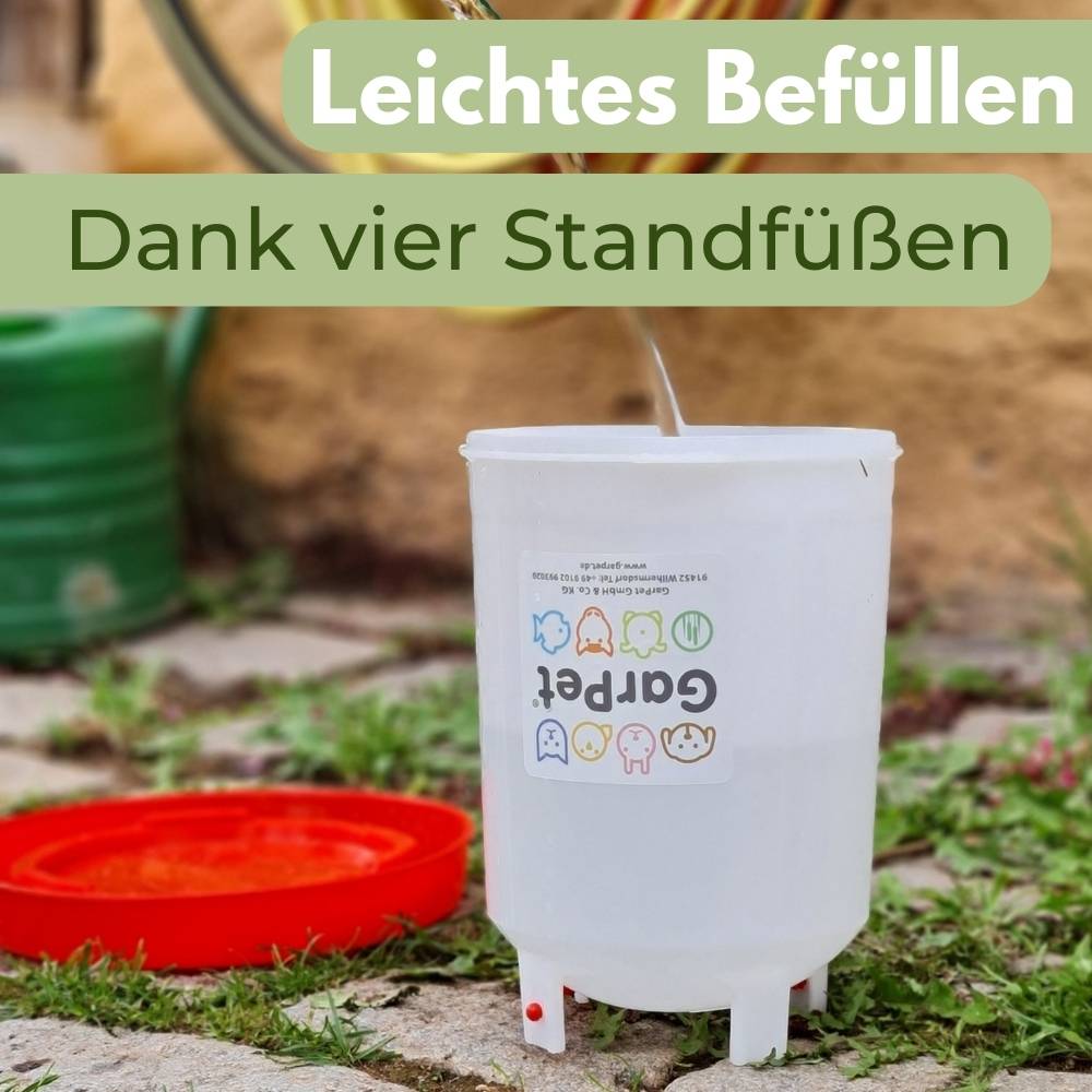 Hühnertränke Hühner Zubehör Kükentränke Geflügeltränke Wassertränke Hühner Hühnertränke Automatisch Tränke Wachteltränke Wasserspender H