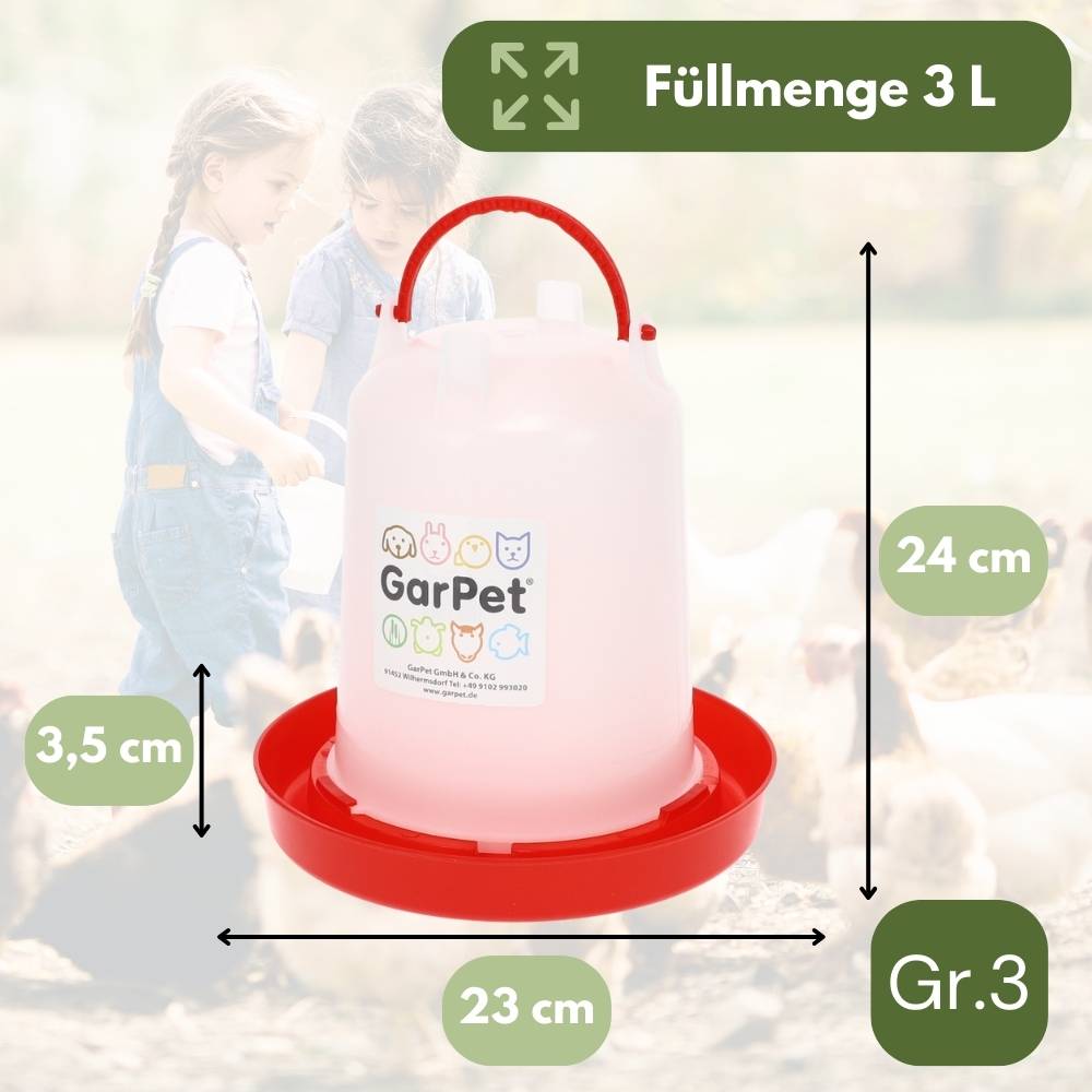 Hühnertränke Hühner Zubehör Kükentränke Geflügeltränke Wassertränke Hühner Hühnertränke Automatisch Tränke Wachteltränke Wasserspender H