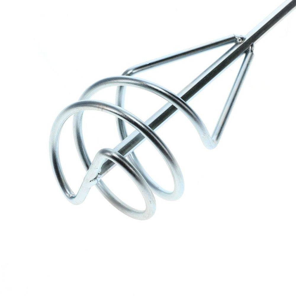 Rührstab 6-Kant verzinkt 80 x 400 x 8 mm 1 Stück Mischer Mörtel Gips Farb Rührer Mixer Quirl Wendel