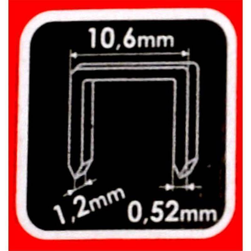 Tackerklammern T-50 Expert 6 mm 1000 St.