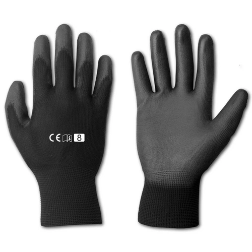 Arbeitshandschuhe PU schwarz Gr. 9 120 Paar Arbeitshandschuhe PU schwarz Gr. 9 120 Paar