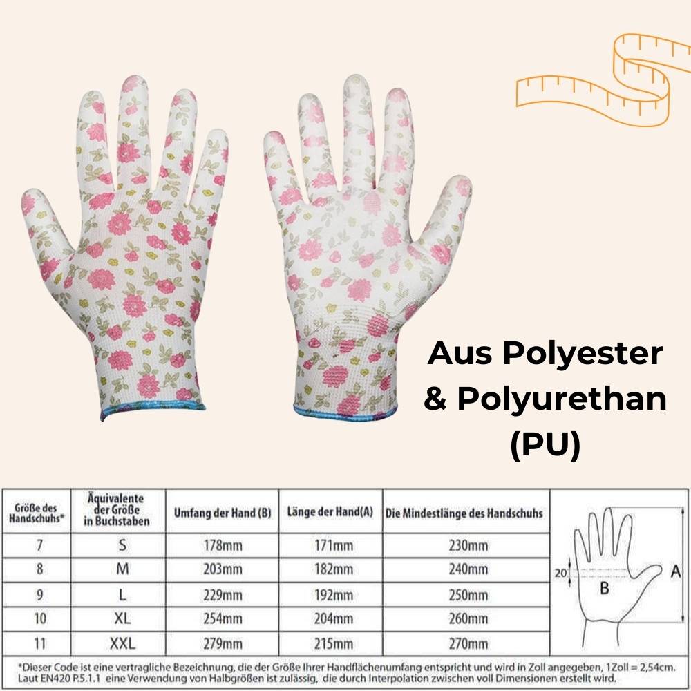 Arbeitshandschuhe PU Pretty Gr. 8 1 Paar