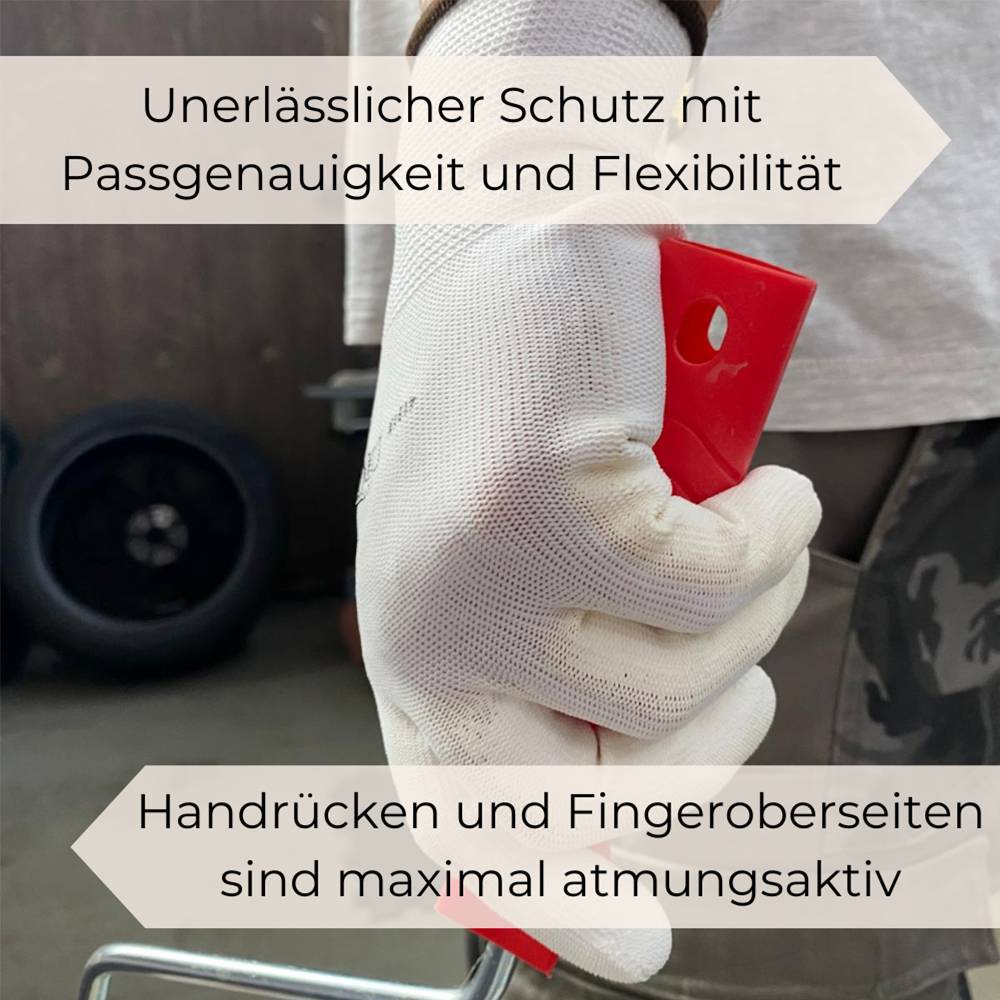 Arbeitshandschuhe PU weiß Gr. 10 1 Paar