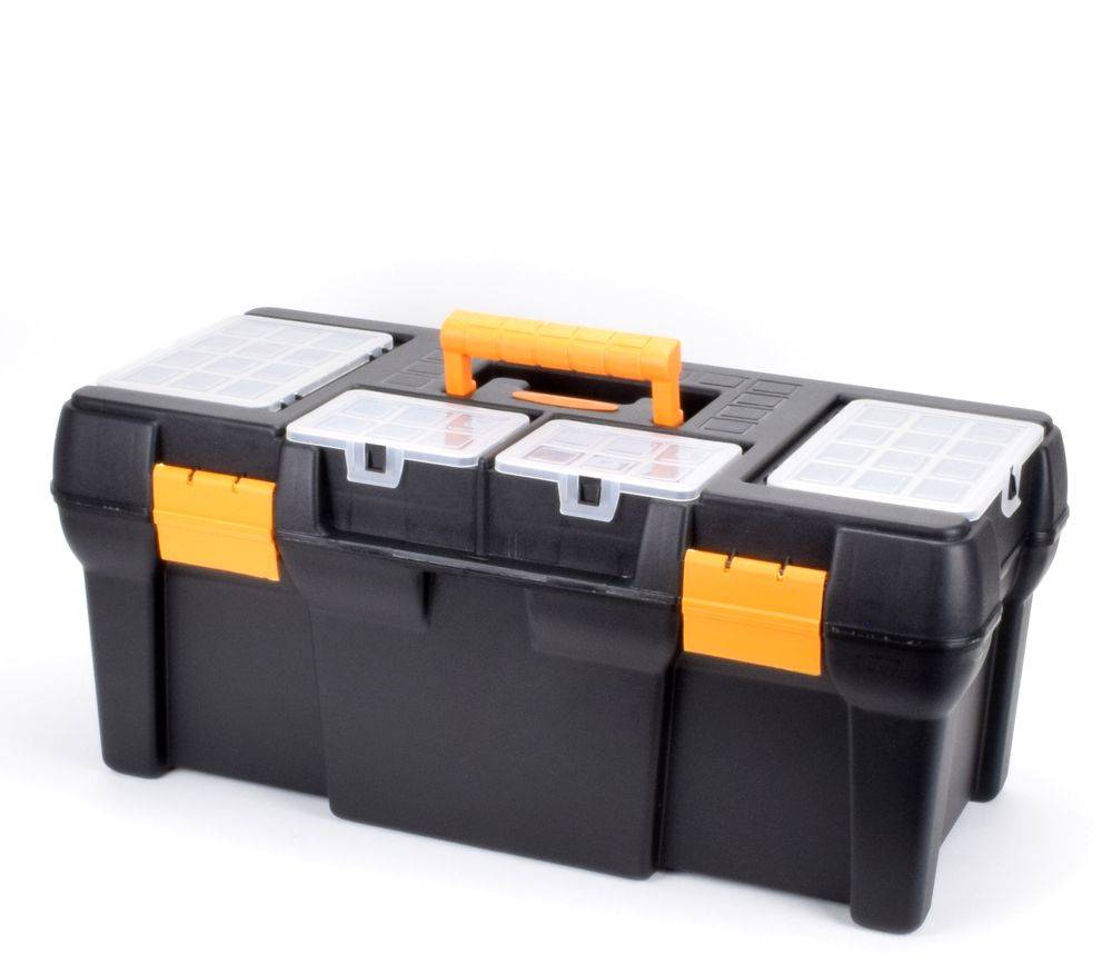 Werkzeugkoffer leer Werkzeugkasten Werkzeug Angel Box Kiste groß XXL Kunststoff