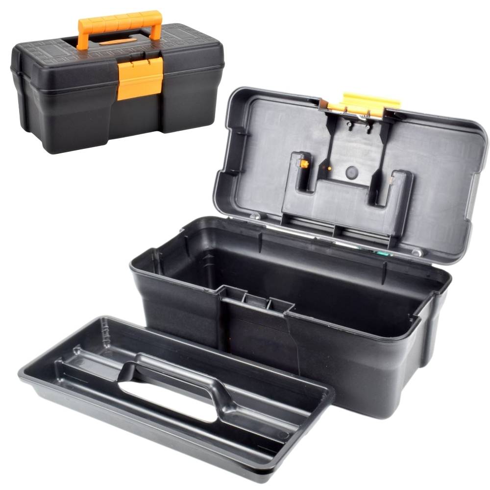 Werkzeugkoffer leer Werkzeugkasten Werkzeug Angel Box Kiste klein Kunststoff