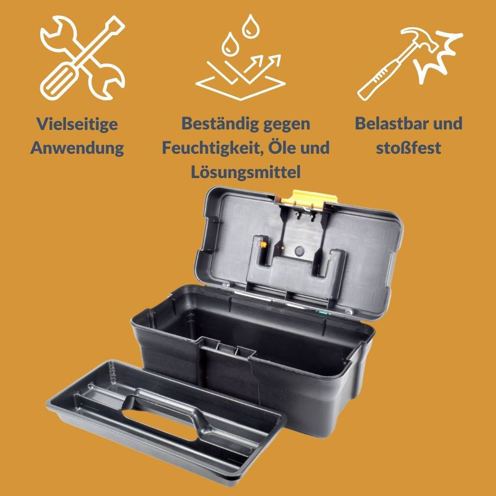 Werkzeugkoffer leer Werkzeugkasten Werkzeug Angel Box Kiste klein Kunststoff