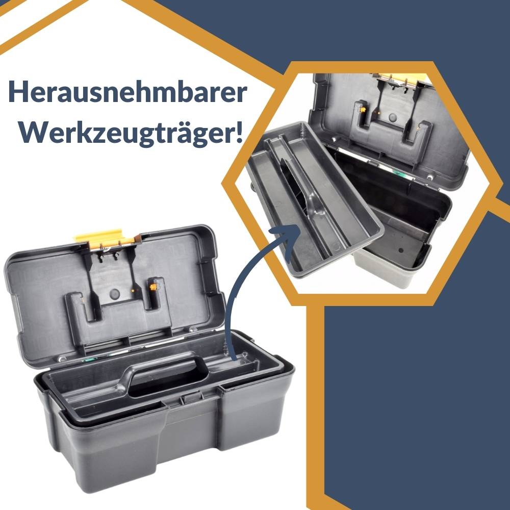 Werkzeugkoffer leer Werkzeugkasten Werkzeug Angel Box Kiste klein Kunststoff