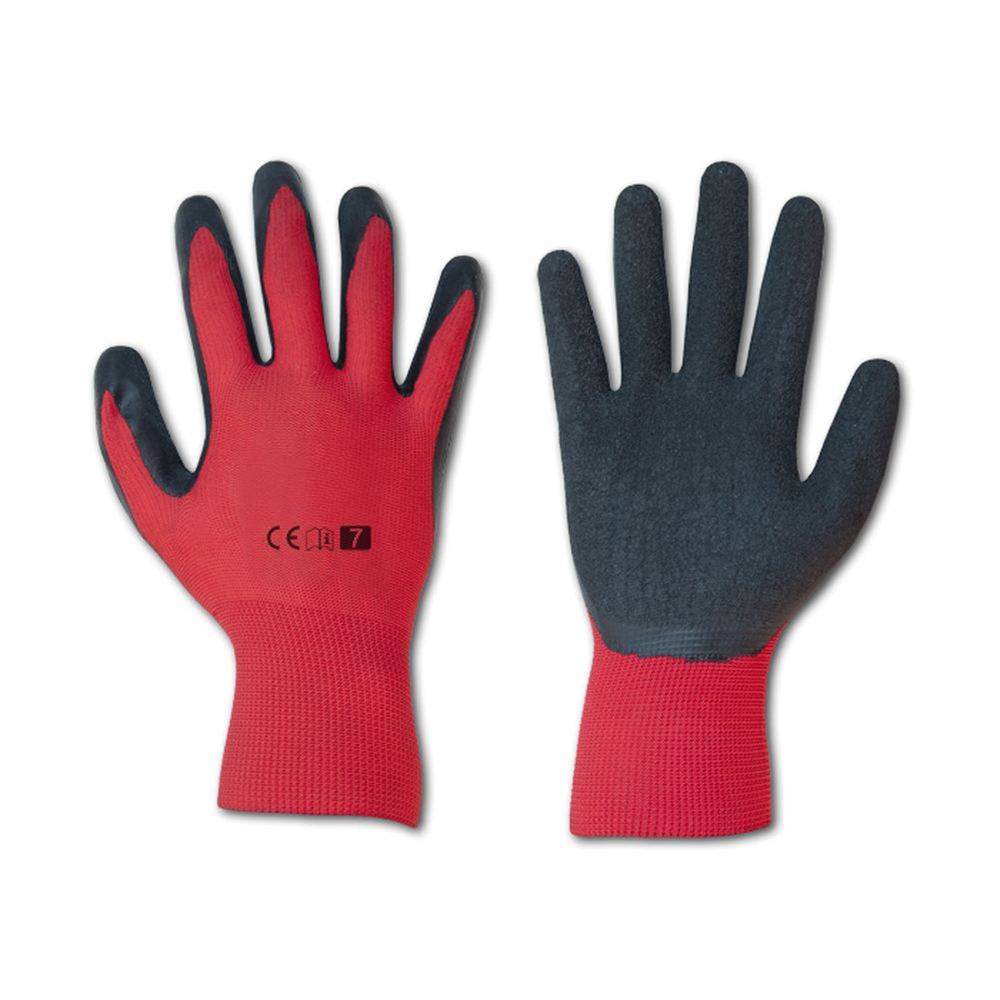 Arbeitshandschuhe Latex Arbeits Montage Garten Handschuhe Wasserdicht Reiß- Schnittfest Gr. 10 120 Paar