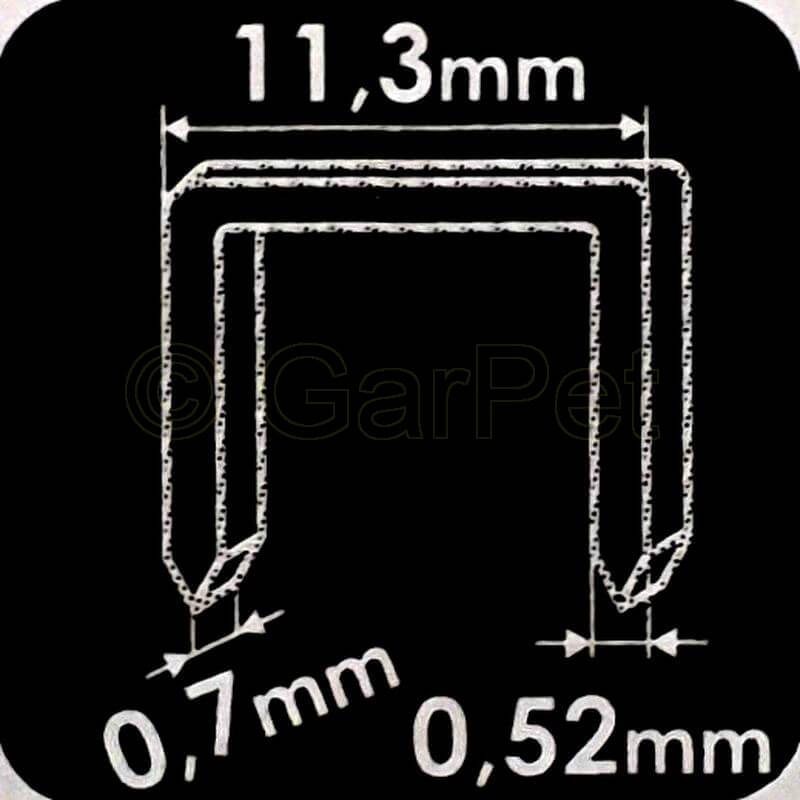 Tackerklammern T-53 10 mm 10000 St.