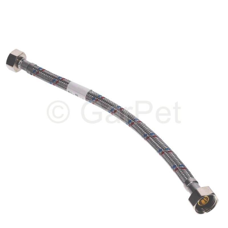 Panzerschlauch Flexschlauch Edelstahl Sanitärschlauch Wasserschlauch Wasserhahn Schlauch 3/8" ÜM x 3/8" ÜM 400 MM