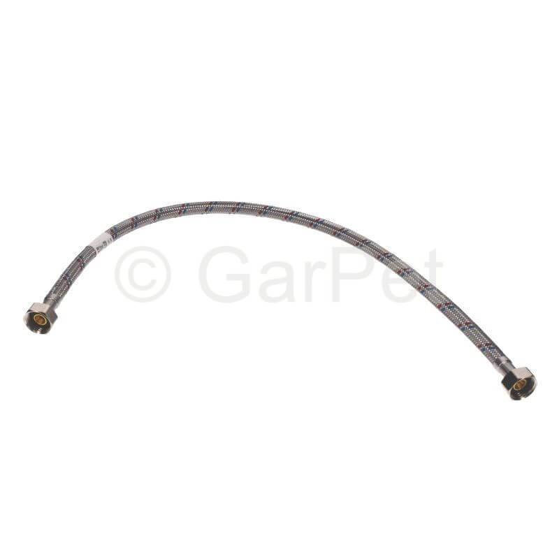 Panzerschlauch Flexschlauch Edelstahl Sanitärschlauch Wasserschlauch Wasserhahn Schlauch 3/8" ÜM x 3/8" ÜM 500 MM