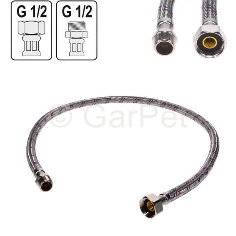 Flexschlauch 3/8" ÜM x 3/8" AG 600 MM