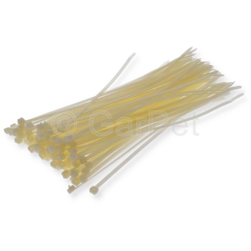 Kabelbinder wiederverwendbar transparent 370x7,6 mm 100St.