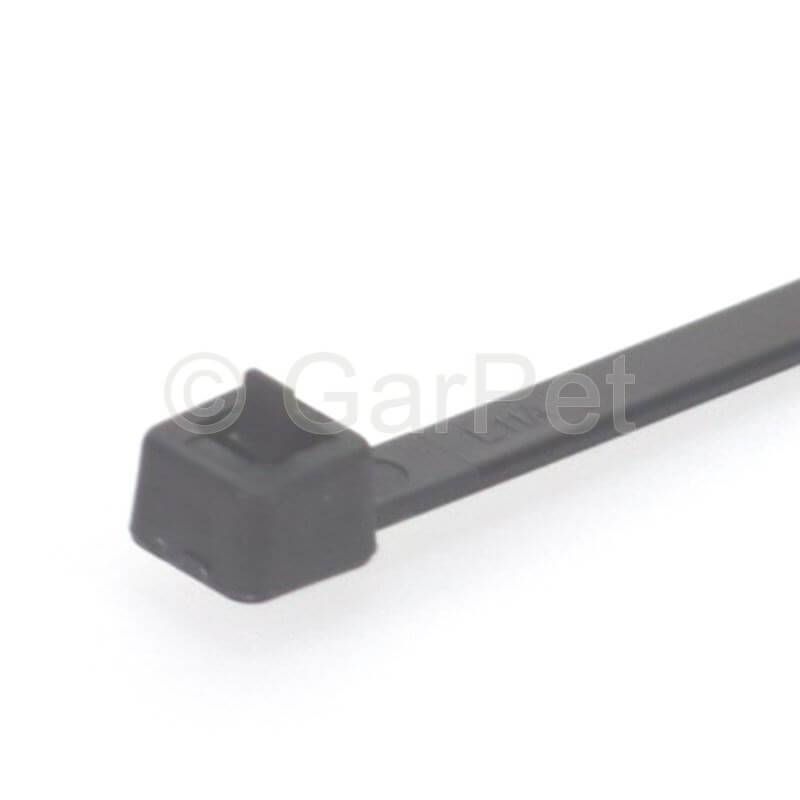 Kabelbinder wiederverwendbar schwarz 300x4,8 mm 100St.