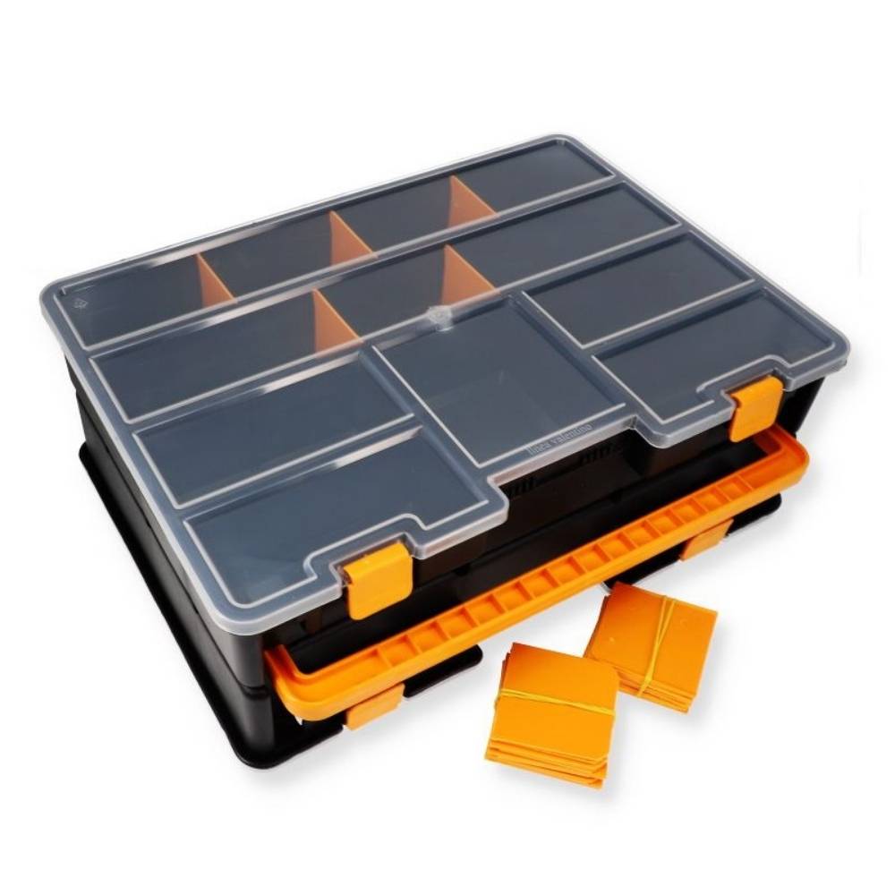 Sortimentskoffer Doppel Seitig Sortimentkasten Kleinteile Magazin Tackle Box