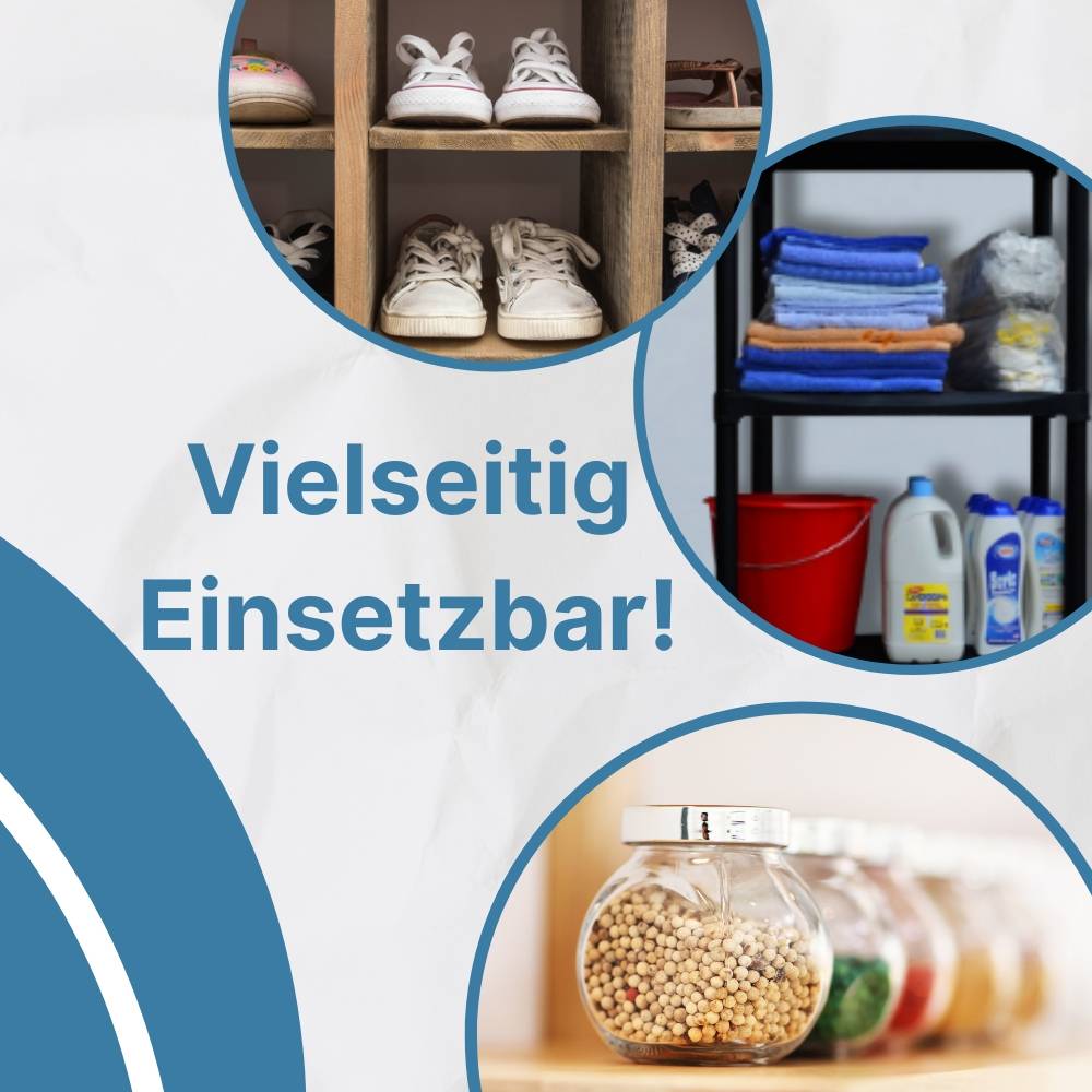 Steckregal Kunststoff Haushaltsregal Keller Lager Regal 5 Böden 70 x 30 x 176 cm