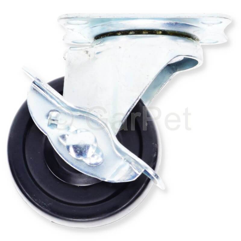 Lenkrolle Polypropylen mit Bremse 60 mm