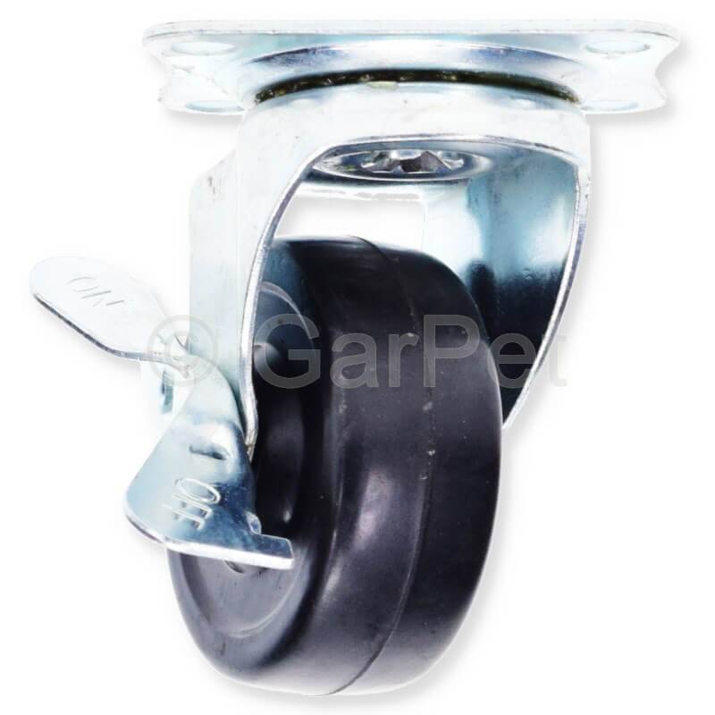 Lenkrolle Polypropylen mit Bremse 60 mm