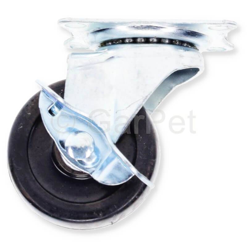 Lenkrolle Polypropylen mit Bremse 50 mm