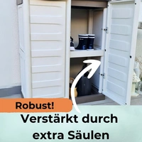 Gartenschrank Kunststoff Geräteschrank Wetterfest Balkonschrank Wasserdicht Haushaltsschrank Werkstatt Schrank Gartenschrank Kunststoff Geräteschrank Wetterfest Balkonschrank Wasserdicht Haushaltsschrank Werkstatt Schrank