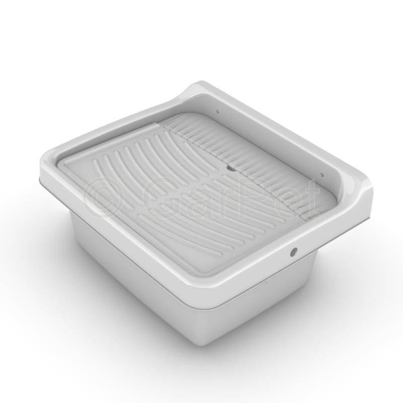 Waschbecken Set Ausgussbecken Kunststoff Werkstatt Keller Garten Waschtisch