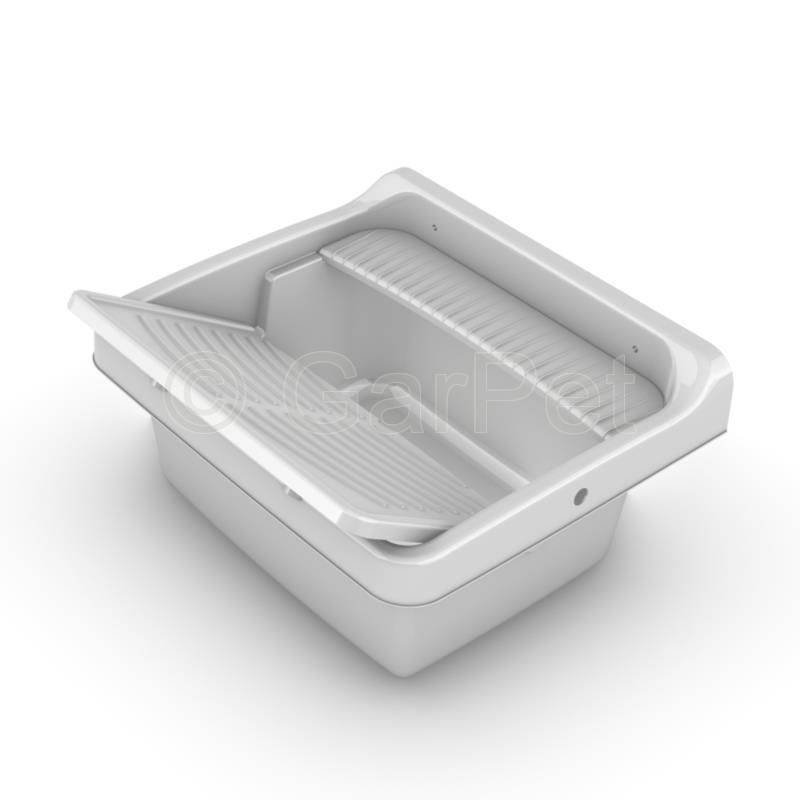 Waschbecken Set Ausgussbecken Kunststoff Werkstatt Keller Garten Waschtisch