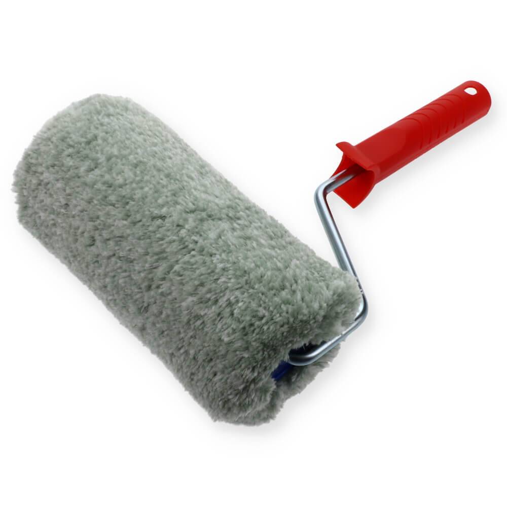 Farbrolle Polyamid 18mm mit Bügel 18 cm Maler Rolle Farb Walze Tapete Putz langflorig