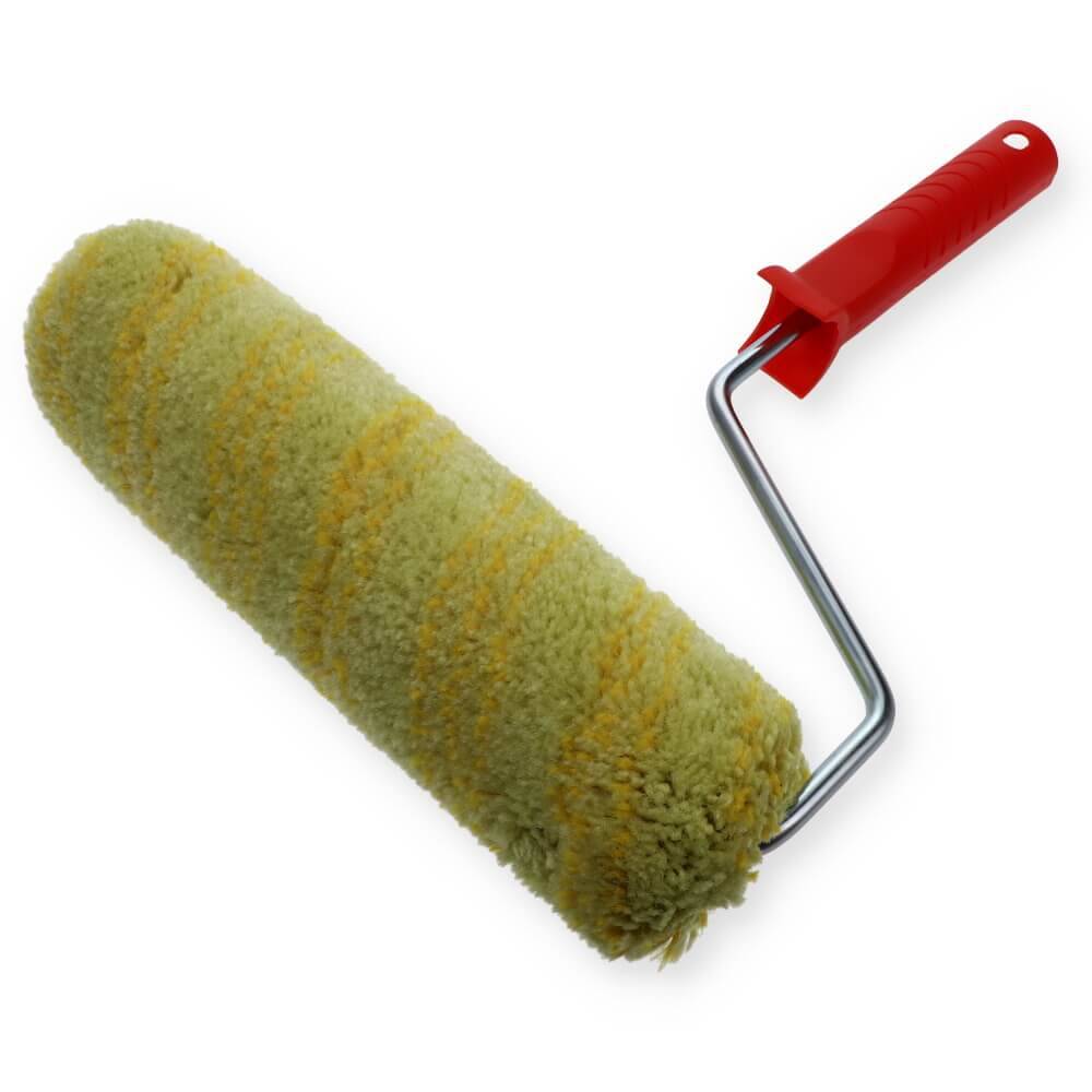 Farbrolle Polyamid 18mm mit Bügel 25 cm Maler Streich Rolle Farb Walze Lack